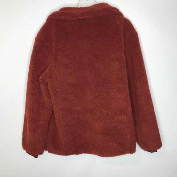 Rip Curl  Lumber Jacket Faux Shearling Fleece Size Large NEW - Picture 8 of 11